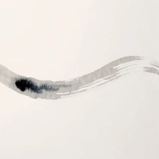 一筆のにじみ